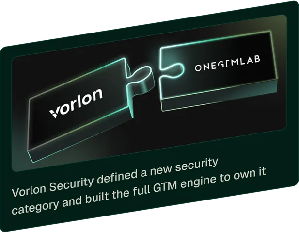 Case study: Vorlon Security defined a new security category and built the full GTM engine to own it