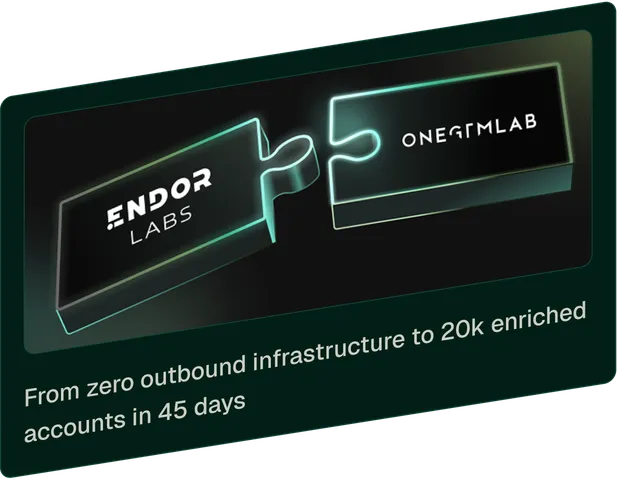 Case study: from zero outbound infrastructure to 20k enriched accounts in 45 days (Endor Labs)