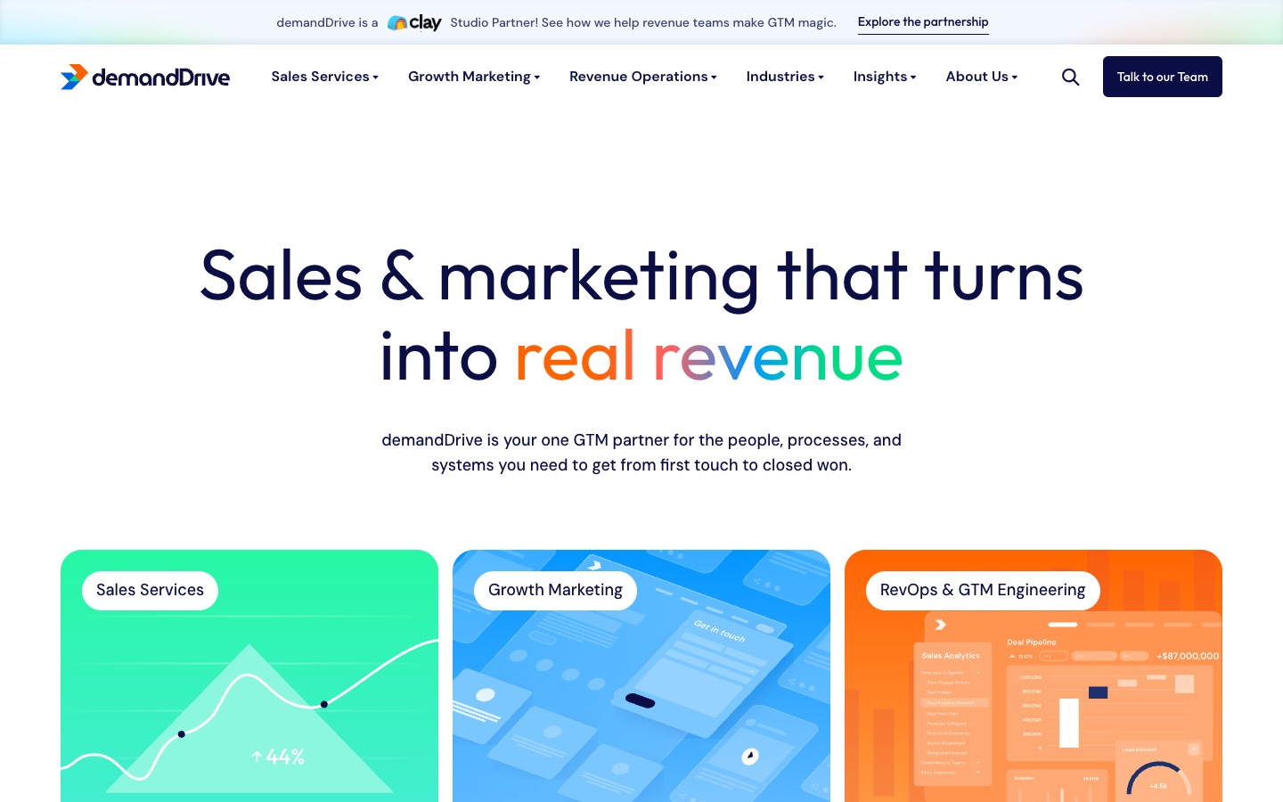 demandDrive homepage
