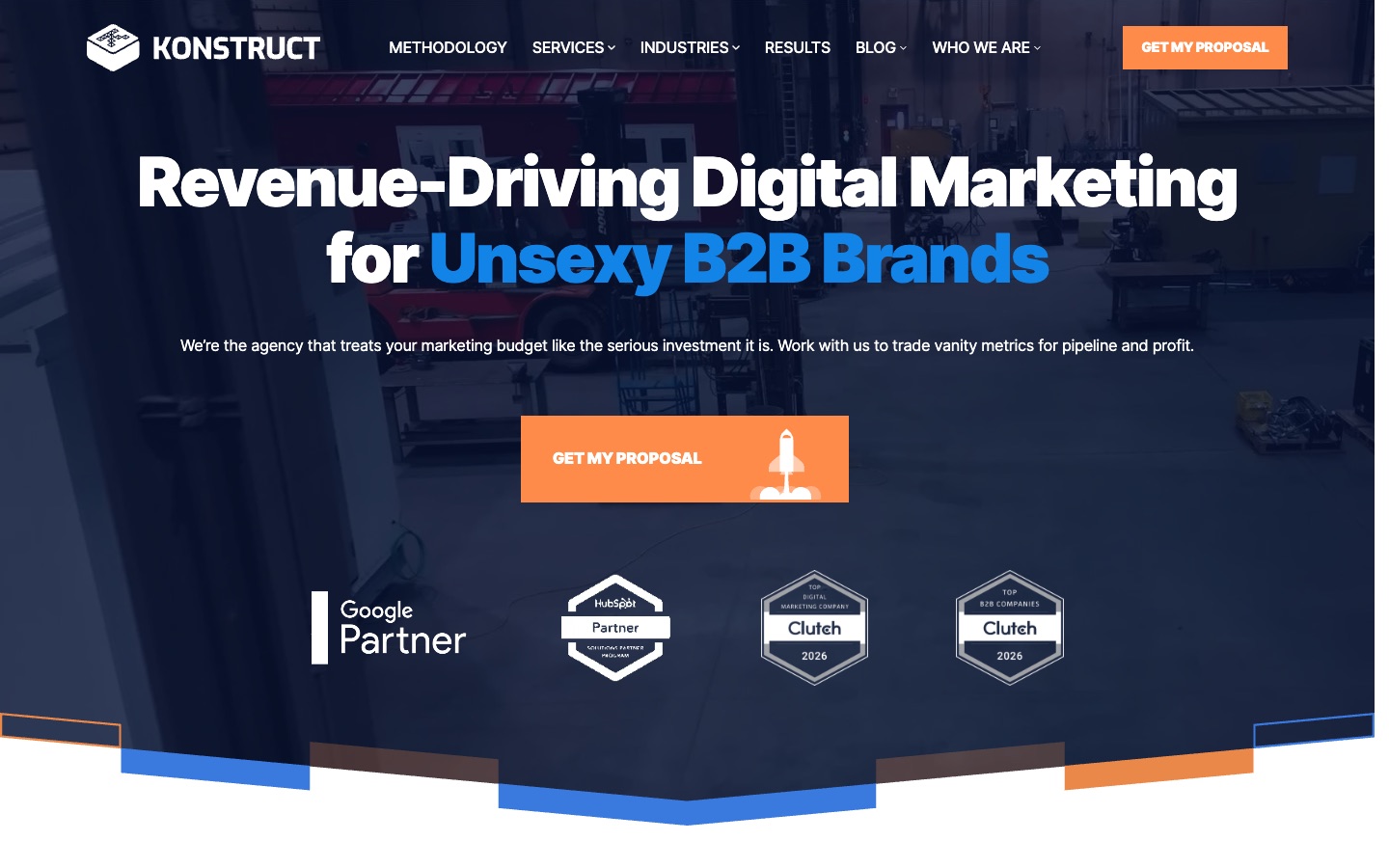 Konstruct Digital homepage