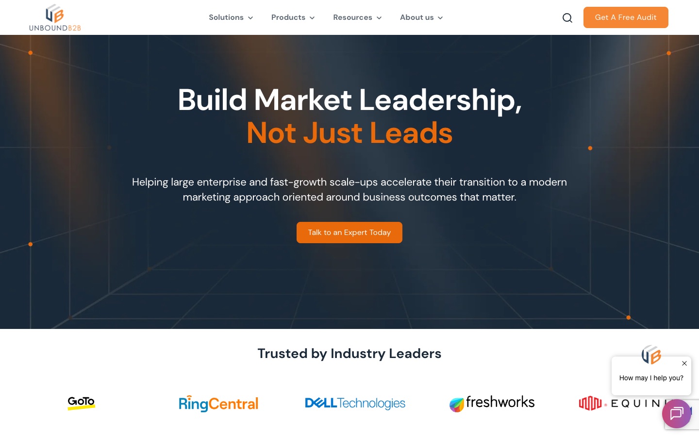 UnboundB2B homepage