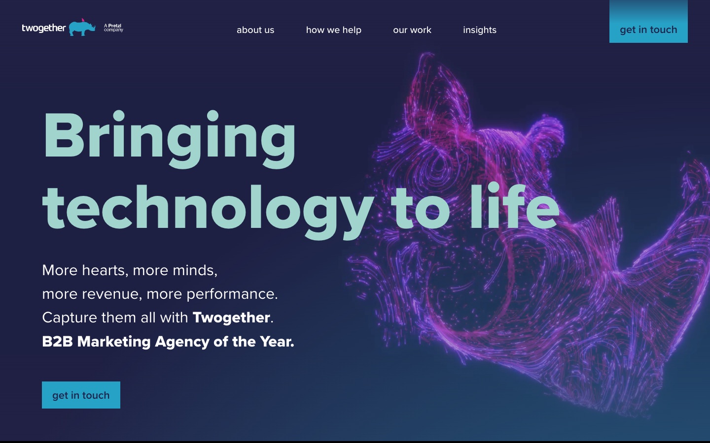 Twogether homepage